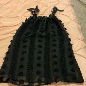 Cute bow sleeve dress